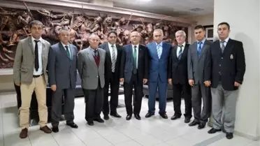 Başkan Çoban İl Hakem Kurulu Üyelerini Ağırladı