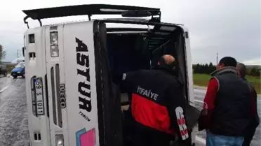 İşçi Servisi Kaza Yaptı: 14 Yaralı