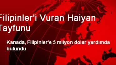 Filipinler'i Vuran Haiyan Tayfunu