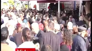 Savaş Ay'ın Cenazesinde Gerginlik