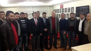 MHP'den Ülkü Ocakları Başkanı Şahan'a Hayırlı Olsun Ziyareti