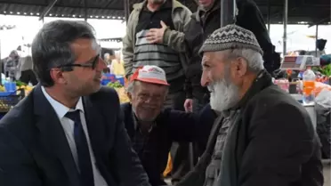 Başkan Ayaz Pazarcı Esnafını Ziyaret Etti