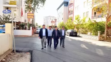 Başkan Tütüncü Asfalt Çalışmalarını İnceledi