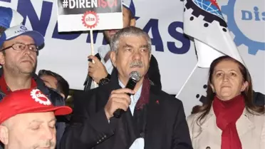 DİSK, Kocaeli'de Kıdem Tazminatı Çalışmalarına Karşı Yürüdü