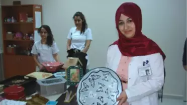 Gümüşhane'de Ruhsal Bozukluğu Olan Hastalar Sergi Açtı