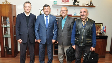 Karabacak Dernek Habercilerini Ağırladı