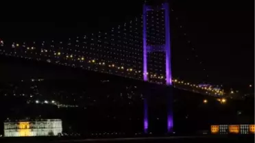 Boğaziçi Köprüsü, Prematüre Bebekler İçin Mor Renkle Işıklandırılacak