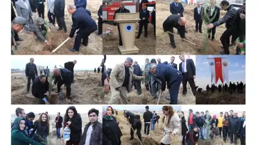 Batman Üniversitesinde Eş Zamanlı Fidan Dikimi