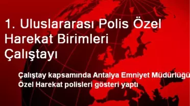 1. Uluslararası Polis Özel Harekat Birimleri Çalıştayı