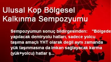 Ulusal Kop Bölgesel Kalkınma Sempozyumu