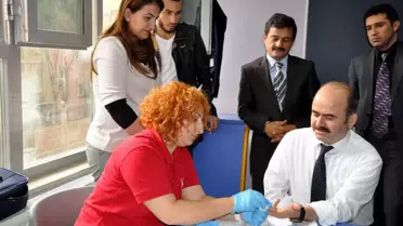 Siirt Valisi Ahmet Aydın'dan Kızılay'a, Kan Desteği