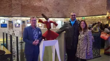 Pip Utton Hocapaşa Dans Tiyatrosu'nda Sema Gösterisi İzledi