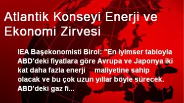 Atlantik Konseyi Enerji ve Ekonomi Zirvesi