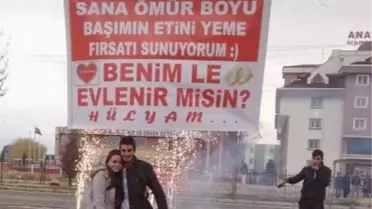 Afyonkarahisar'da İlginç Evlilik Teklifi
