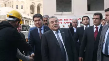 Bakan Güler, Mardin'in İlk Otelinin Yıkımı İçin İlk Kazmayı Vurdu