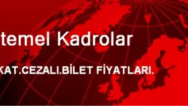 Muhtemel Kadrolar