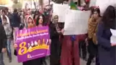 Elazığ ve Bingöl'de Kadına Şiddet Protestosu