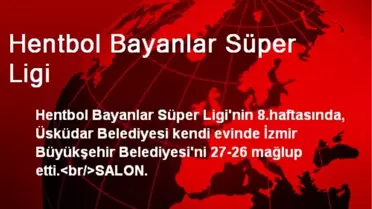 Hentbol Bayanlar Süper Ligi