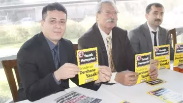 Dershane Yöneticileri Ortak Basın Toplantısı Düzenledi