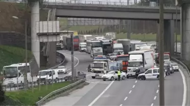 TEM Otoyolunda Zincirleme Kaza: 3 Yaralı