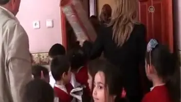 Suriyeli aileleri duygulandıran yardım