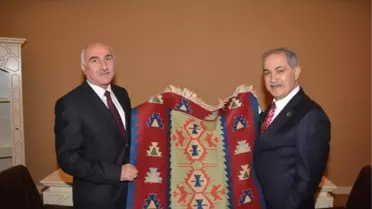 Defterdar Gök'ten, Başkan Kara'ya Veda Ziyareti