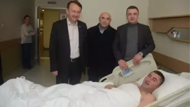 Top'a Geçmiş Olsun Ziyareti
