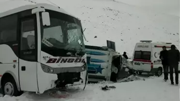 Bingöl'de Trafik Kazası: 1 Ölü, 3 Yaralı