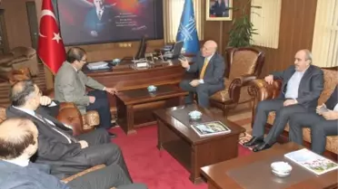 Sekmen, Palandöken Belediyesini Ziyaret Etti