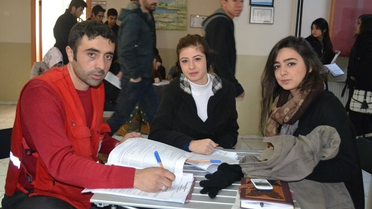 Kula'da Üniversite Öğrencileri Kan Bağışında Bulundu