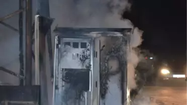 Kırşehir'deki Trafo Yangını
