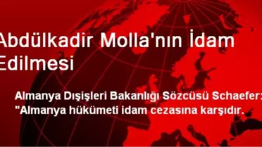 Abdülkadir Molla'nın İdam Edilmesi
