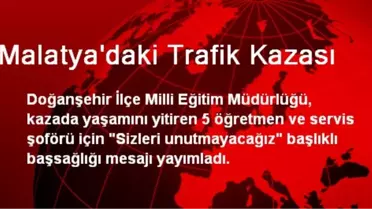 Malatya'daki Trafik Kazası