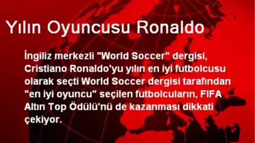 Yılın Oyuncusu Ronaldo