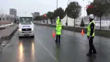 Şanlıurfa'da Kar Lastiği Denetimi Yapıldı