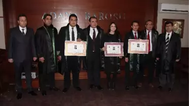 Adana Barosu'nda Ruhsat Töreni