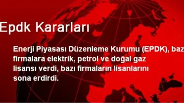 Epdk Kararları