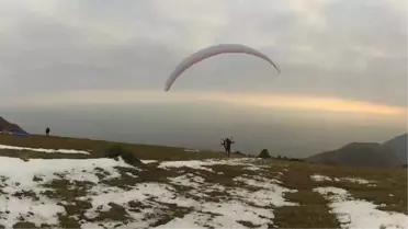 Aralık Ayında Yamaç Paraşütü Keyfi