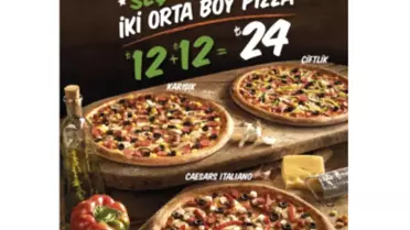 Little Caesars'tan 12 + 12 Kampanyası