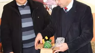 Başkan Gönenç'ten Çevreci Okula Ziyaret