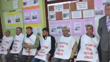 Kuşu Beldesi Sakinleri Açlık Grevine Başladı