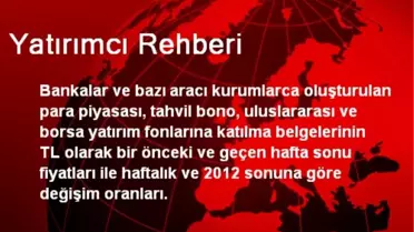 Yatırımcı Rehberi
