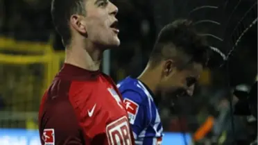 Hertha'da Marius Gersbeck, Tribüne Tırmandı Tezahürat Yaptı