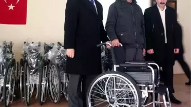 Yozgat'ta Gurbetçilerden Engellilere 83 Tekerlekli Sandalye