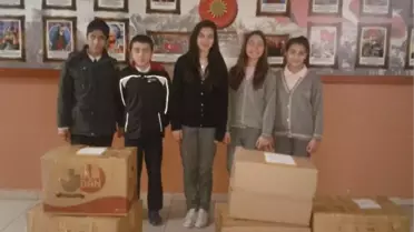 Gemlikli Öğrencilerden Bitlis'e Yardım Eli
