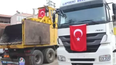 Lapseki Belediyesi Yeni Araçlarını Tanıttı