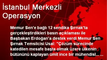 İstanbul Merkezli Operasyon