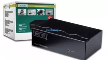Digitus Dc-42100 4 Lü Vga Video Çoklayıcı, 1920 X 1440 Dpi