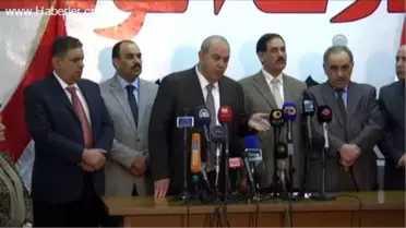 El-Irakiye Bloku lideri İyad Allavi'nin basın toplantısı -