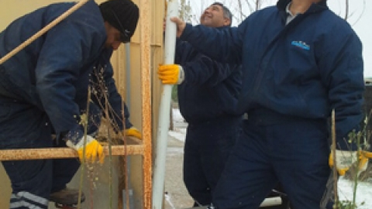 Petrol Şirketi Sağlık Merkezinin Peteklerini Değiştirdi
